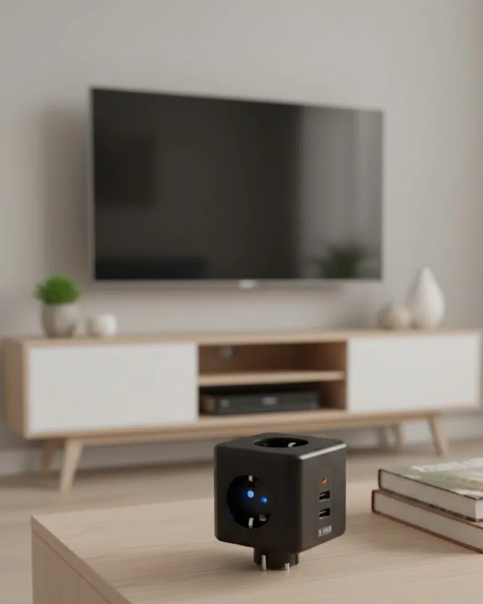 Ev ve Ofis Kullanımı İçin Akım Korumalı USB Girişli Priz