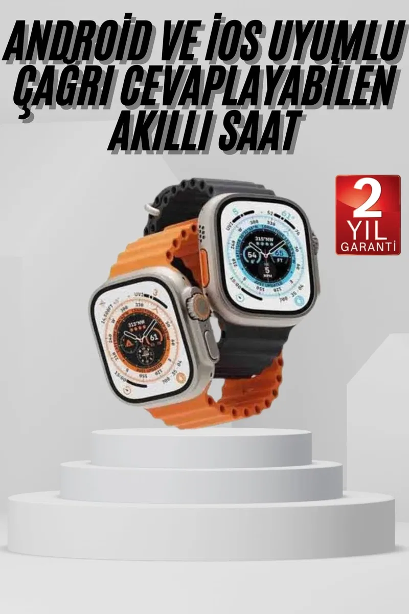 Akıllı Saat Amoled Ekran Bluetooth Bağlantılı Özel Tasarım Unı