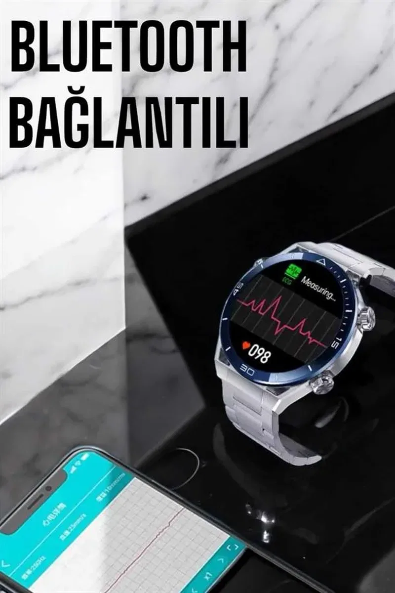 Akıllı Saat 2024 Model Arama Cevaplayan Uyku ve Sağlık Takibi görsel 3