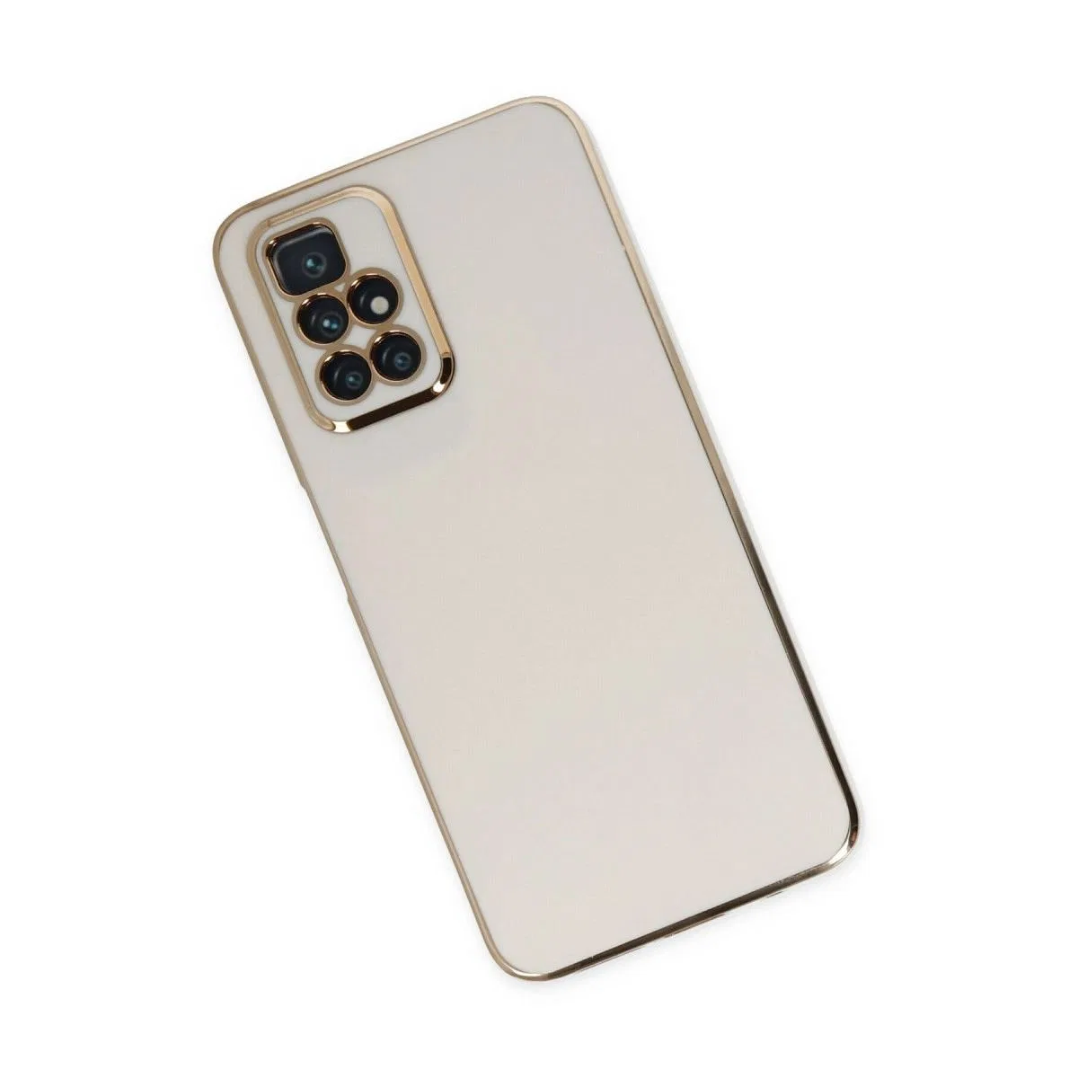Xiaomi Redmi 10 2022 Kılıf Volet Silikon - Beyaz görsel 2
