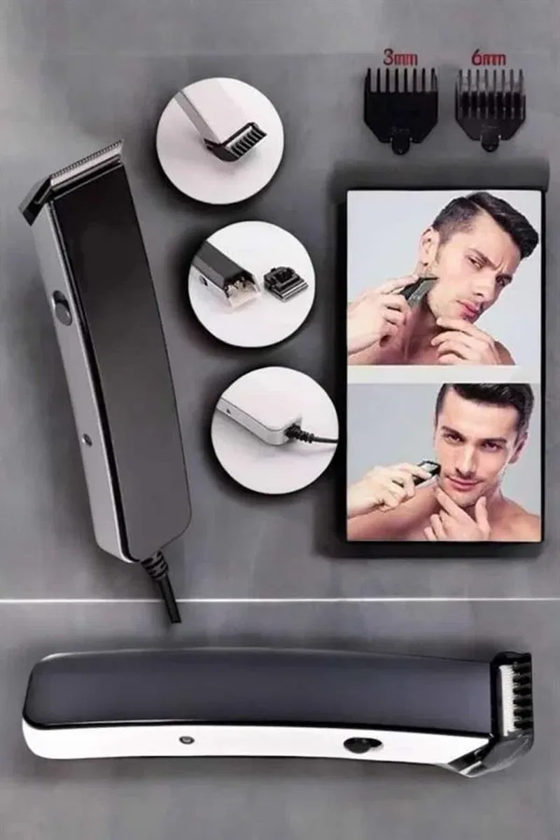Tıraş Makinesi Paslanmaz Çelik Bıçak Dayanıklı Çelik Bıçaklı görsel 3