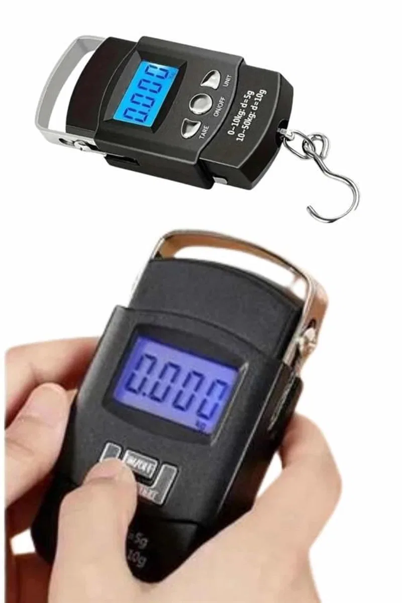 El Kantarı Dijital El Terazisi 50 Kg Kapasiteli Lcd Ekranlı görsel 4