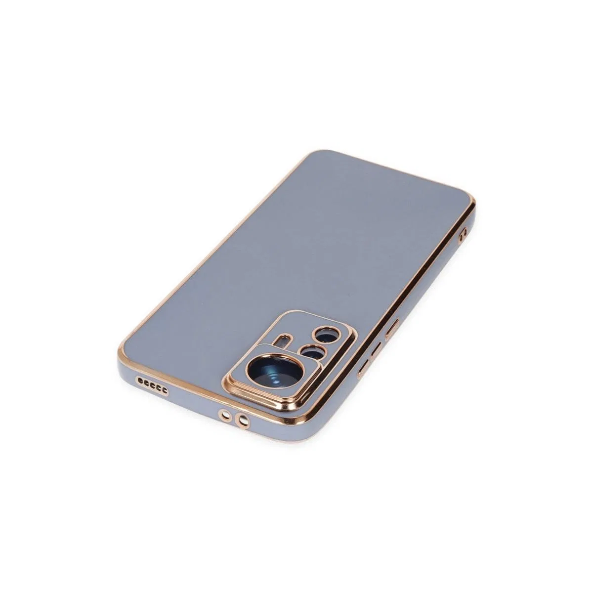 Xiaomi Mi 12t Pro Kılıf Volet Silikon - Mavi görsel 4