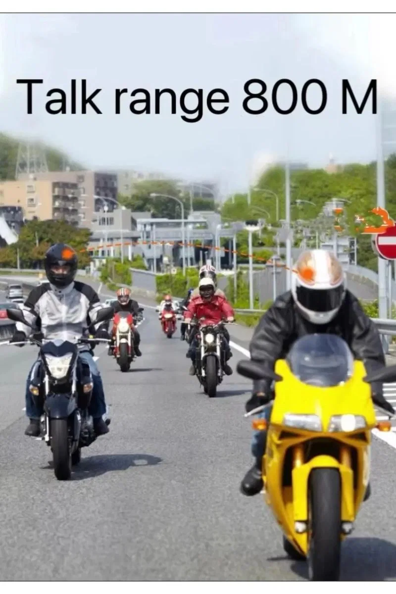 Bt62 Motosiklet Kask Kulaklığı Bluetooth Intercom 2 Intercom Bağlantılı görsel 2