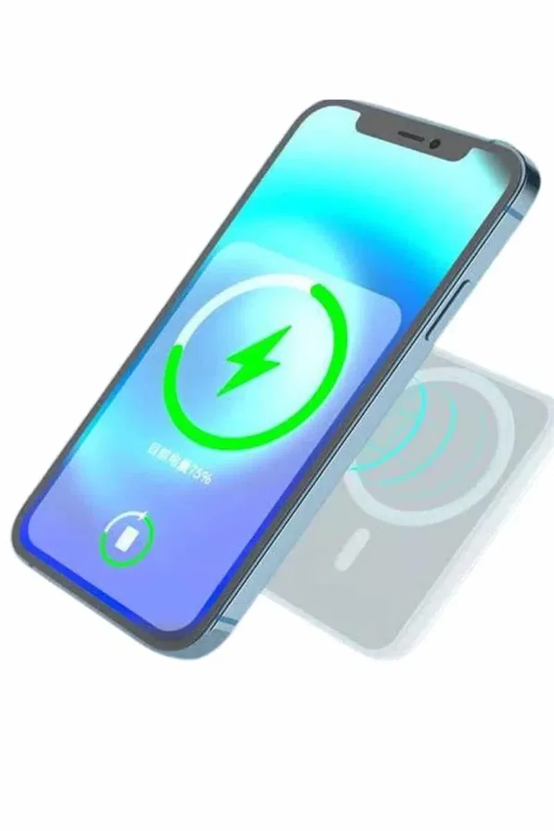 Kablosuz Magsafe Hızlı Şarj 5. 000 mah Kablosuz Şarj Cihazı