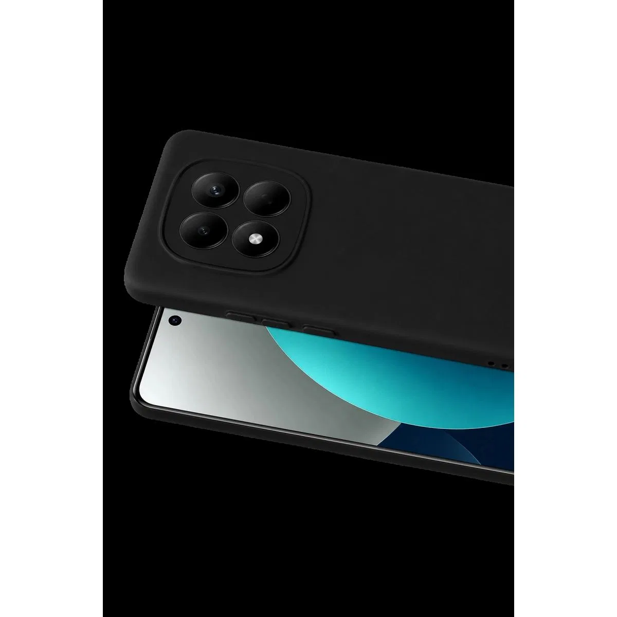 Xiaomi Redmi Note 15 4g Nano İçi Kadife Silikon - Siyah görsel 2