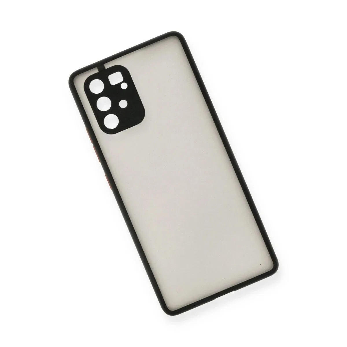 Samsung Galaxy A91 / S10 Lite Kılıf Montreal Silikon Kapak - Siyah görsel 3