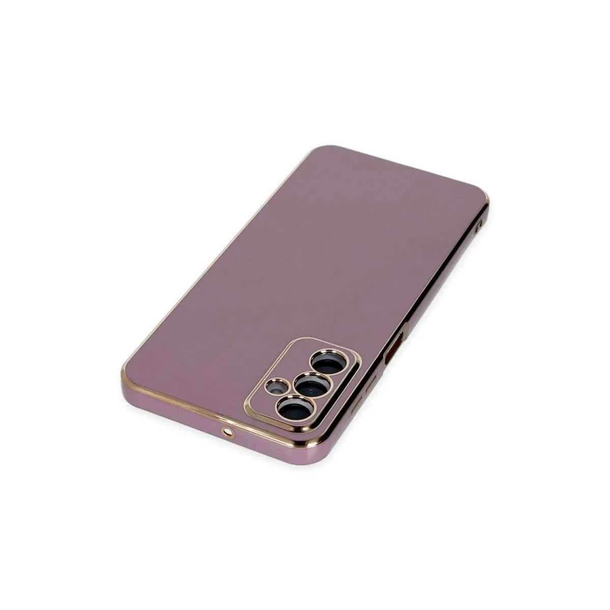 Samsung Galaxy M23 Kılıf Volet Silikon - Mor görsel 4
