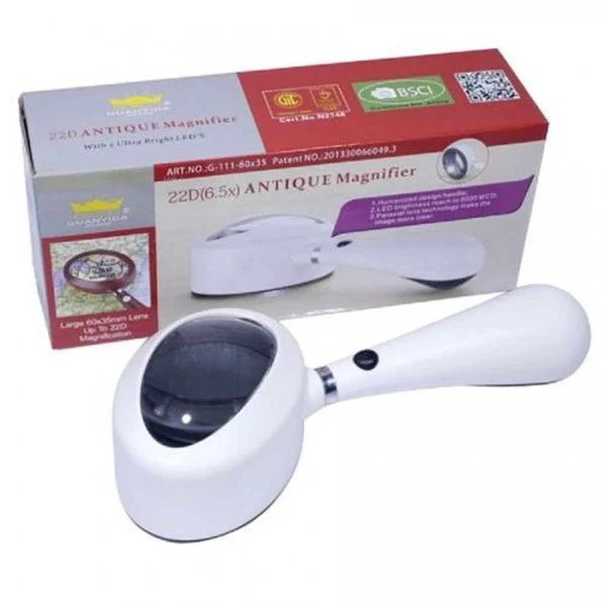 Işıklı 60x35 El Büyüteç görsel 4
