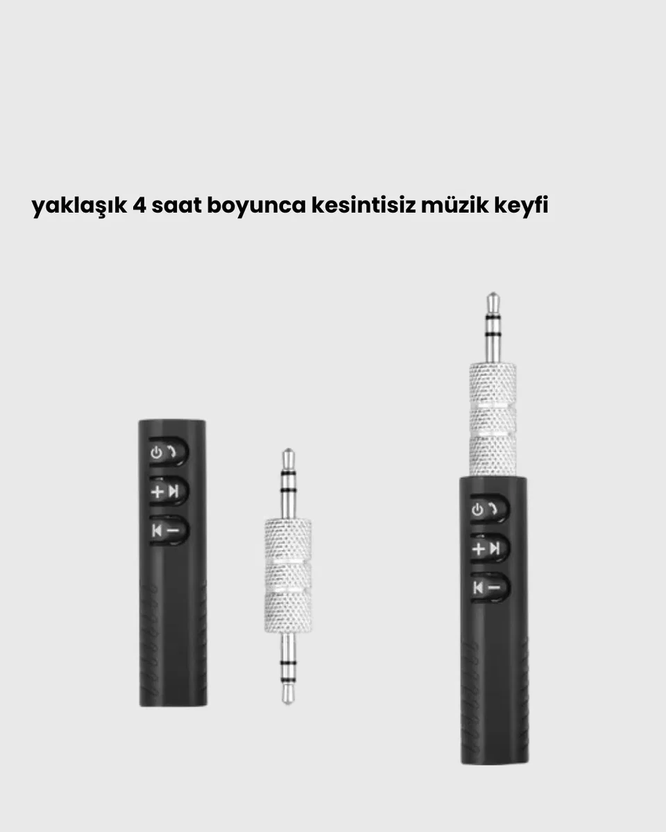 Taşınabilir Bluetooth 4. 1 Ses Adaptörü – 10 Metre Çekim Mesafesi görsel 4