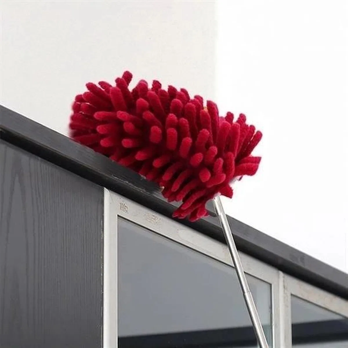 Teleskopik Mikrofiber Pratik Uzayabilen Toz Alma Fırçası Aparatı görsel 3