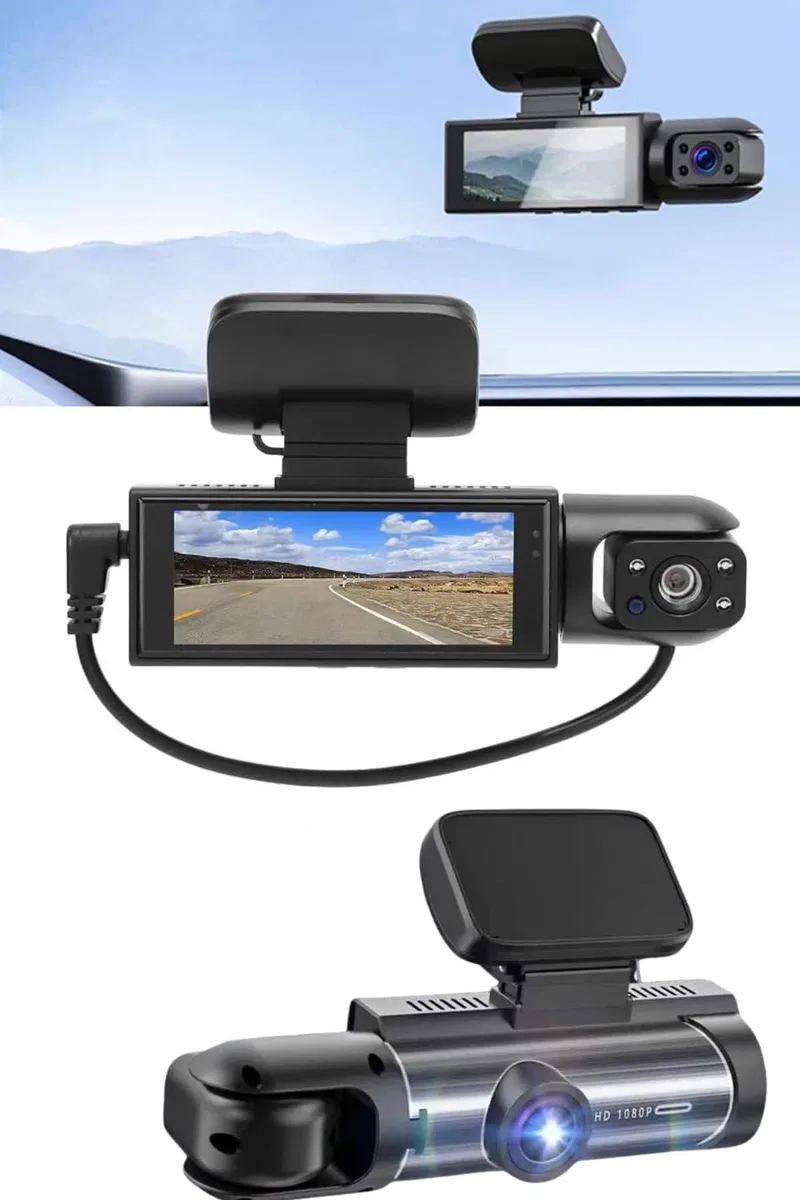 Araç Kamerası Dönebilen HD Kaliteli Video ve Fotoğraf Kaydedici görsel 5
