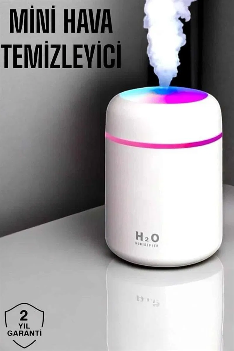 Hava Nemlendirici Ultrasonik Mini Hava Temizleyici Aromaterapi görsel 2