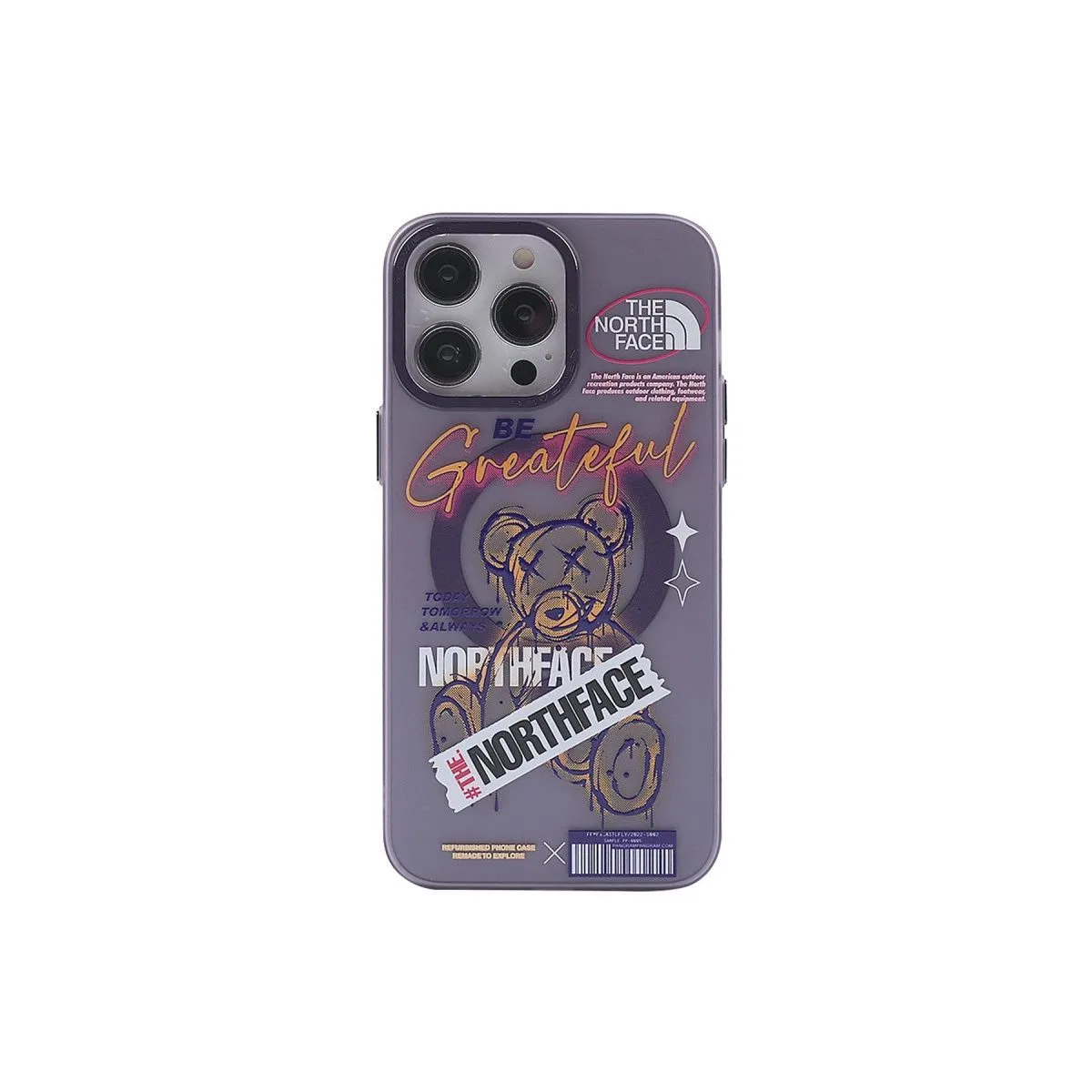 Apple İphone 14 Pro Kılıf Apollo Magneticsafe Desenli Kapak - Apollo Mor - 2 görsel 3