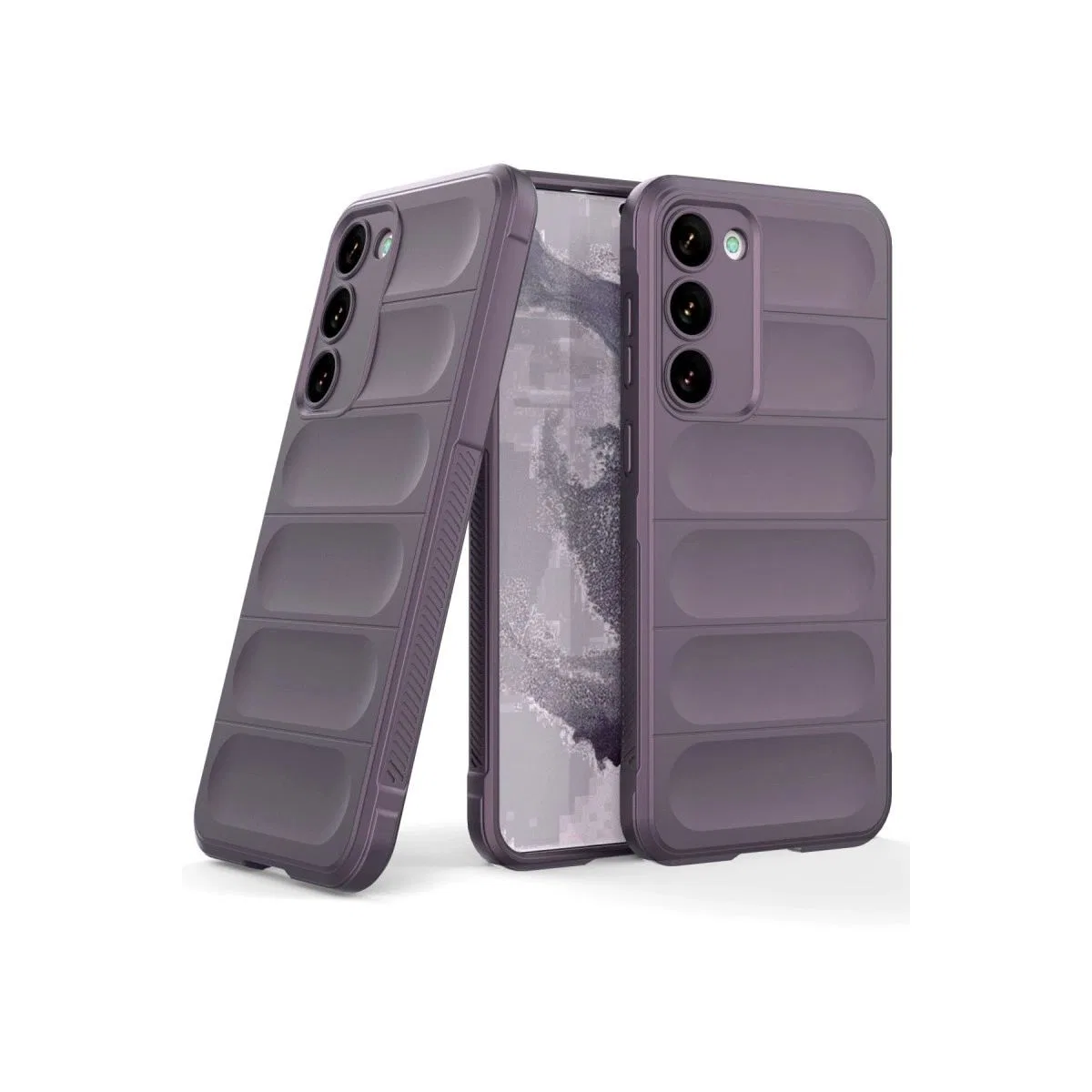 Samsung Galaxy S23 Plus Kılıf Optimum Silikon - Mor görsel 2