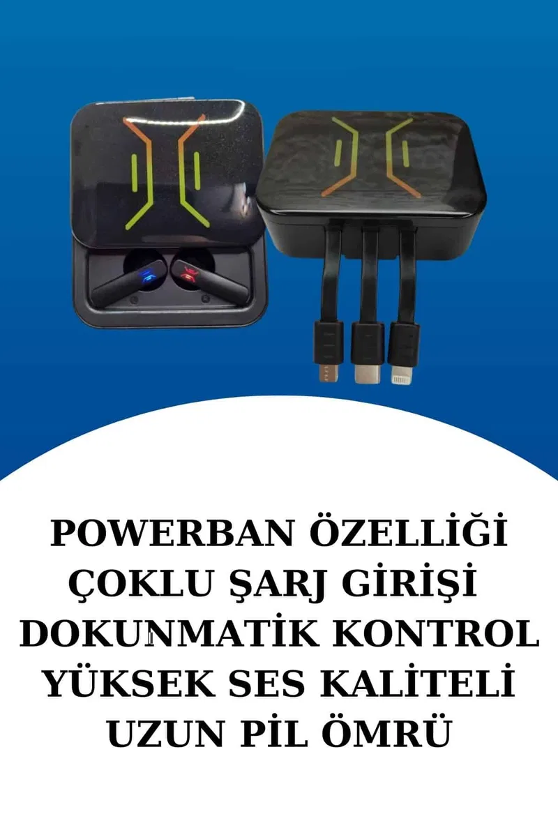 Dijital Göstergeli Bluetooth Kulaklık ve Bildirim Görebilen Akıllı Saat Alarm ve Titreşim görsel 2