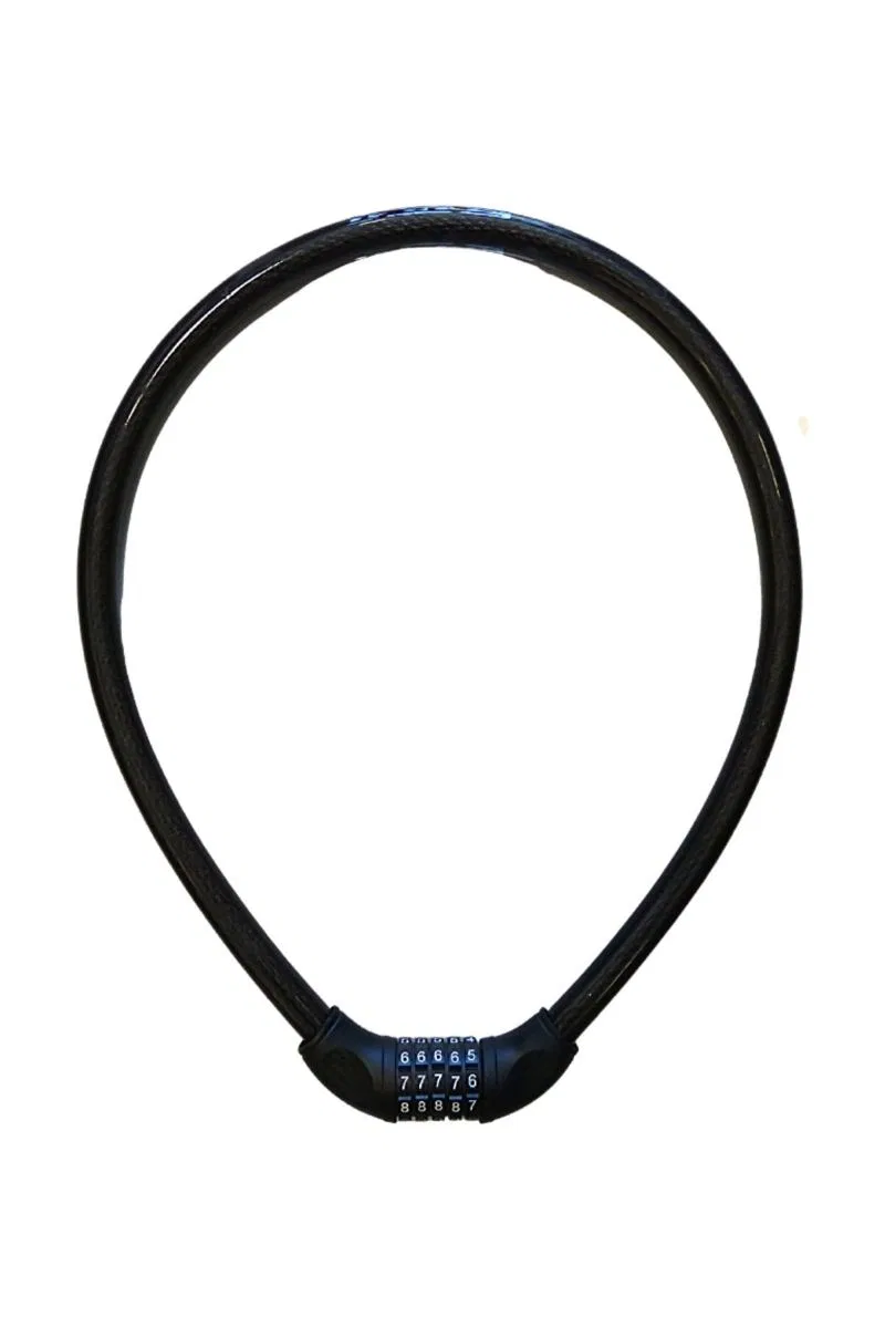 Yuma Ym-747 120cm 20mm 5 Şifreli Siyah Motorsiklet Kilidi görsel 2