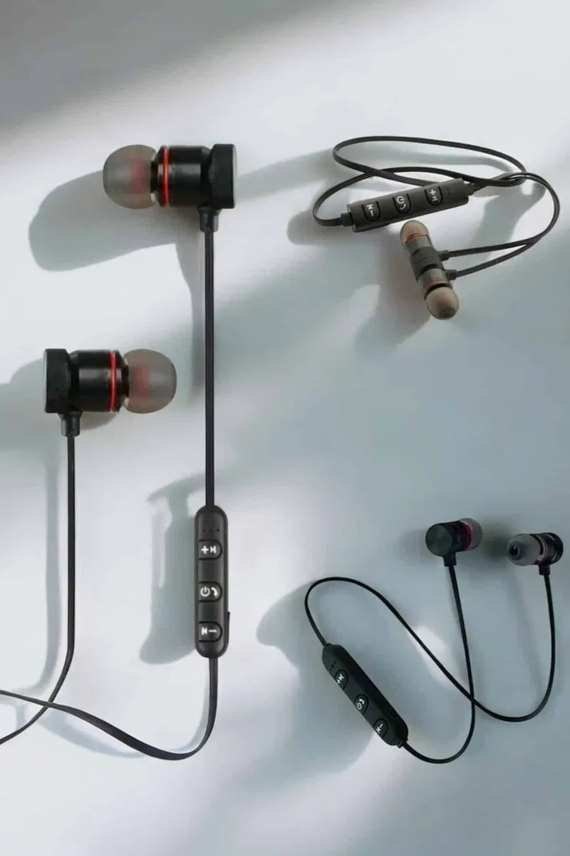 Kablosuz Sport Mıknatıslı Mikrofonlu Kulak İçi Kulaklık görsel 2