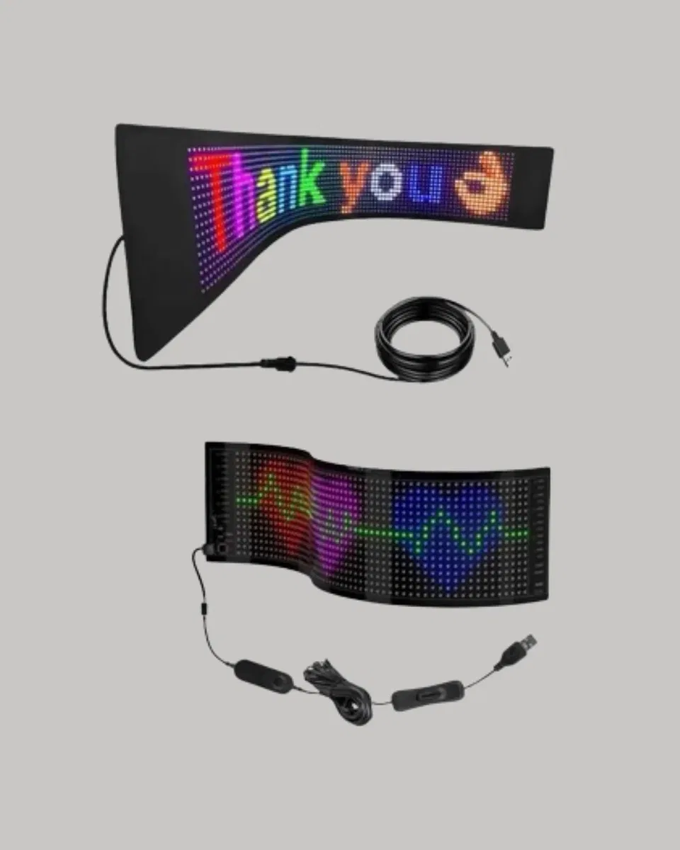 Gece Kullanıma Uygun Pixel RGB LED Panel Estetik Atmosfer Işığı görsel 2
