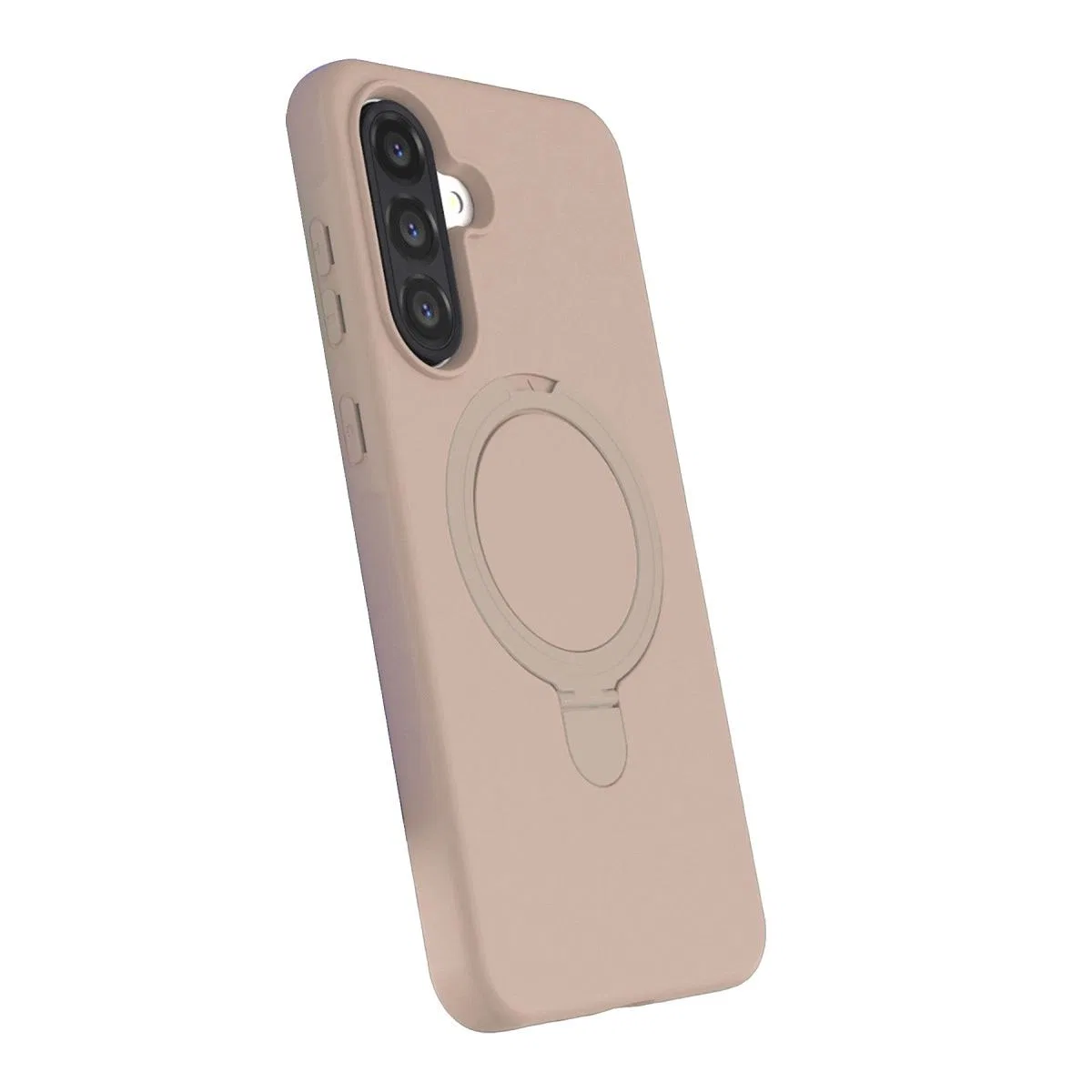 Samsung Galaxy A36 Regal Magsafe Standlı Kapak - Çöl Titanyum görsel 2