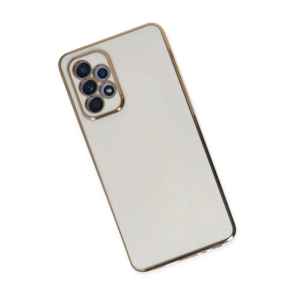 Samsung Galaxy A52 Kılıf Volet Silikon - Beyaz görsel 2