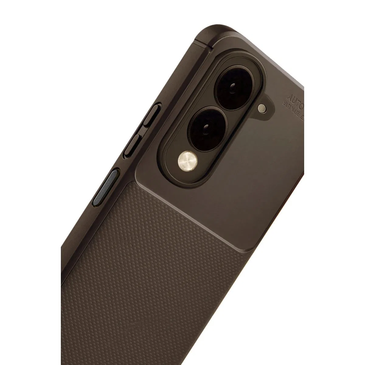 Vivo Y29s Auto Focus Karbon Kapak - Kahverengi görsel 4