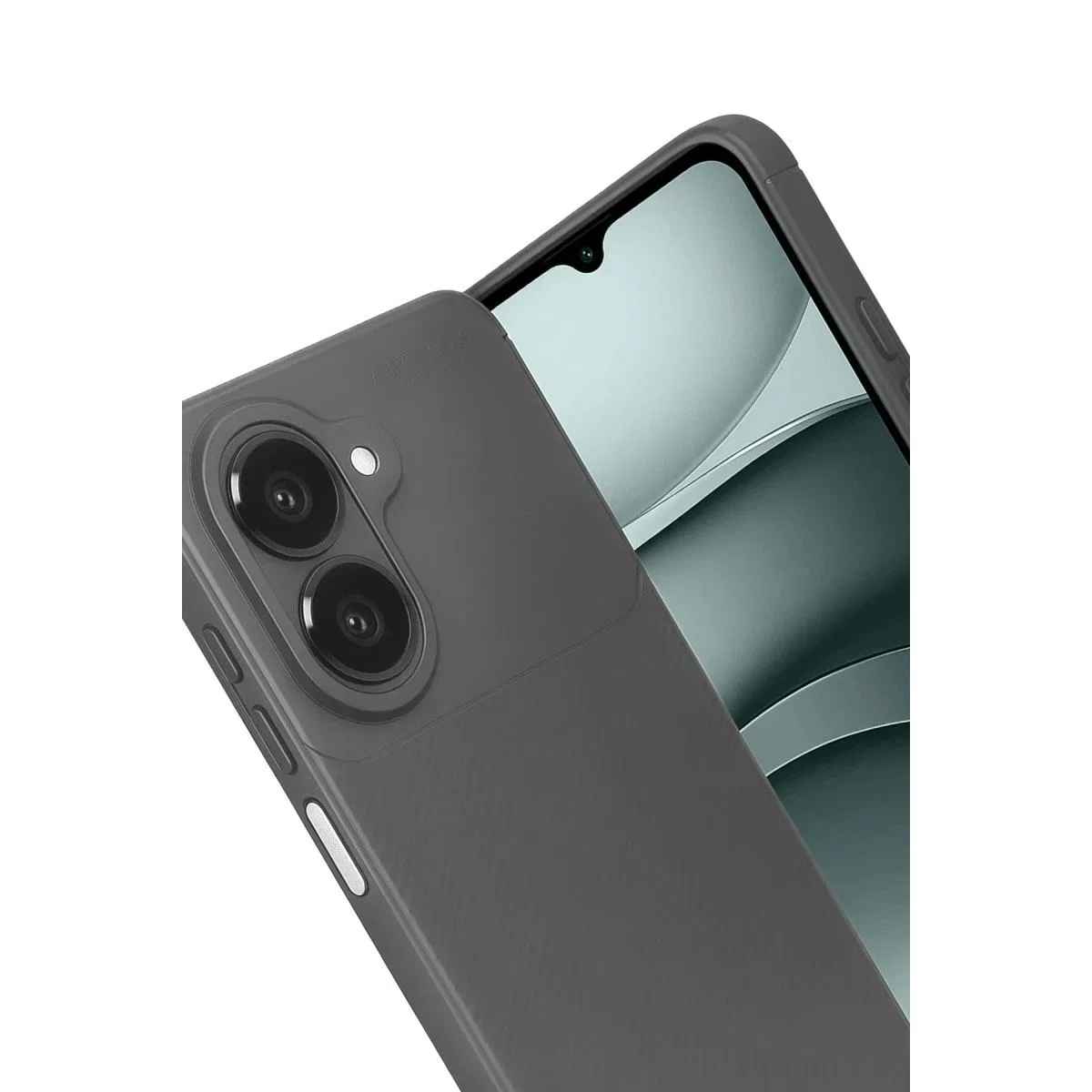 Samsung Galaxy A07 4g Auto Focus Karbon Kapak - Gri görsel 2