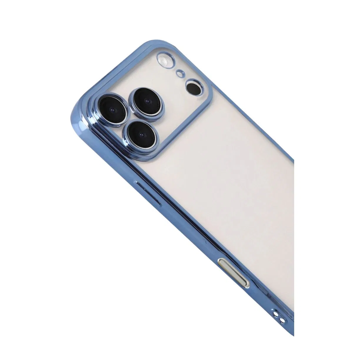 Apple İphone 17 Pro Max Razer Lensli Silikon - Açık Mavi görsel 3