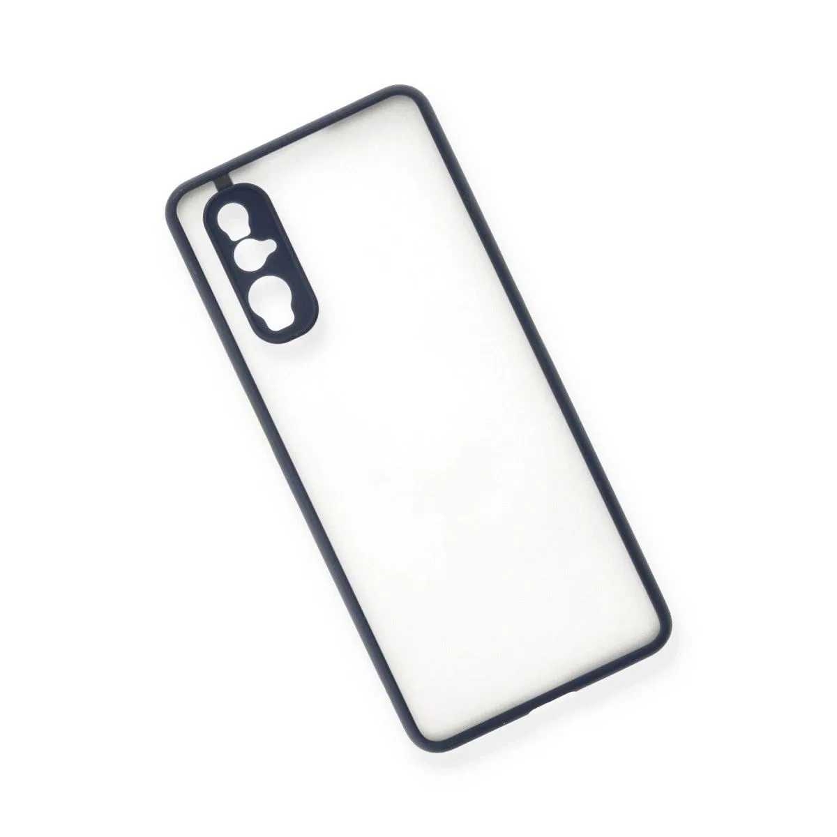 Oppo Find X2 Kılıf Montreal Silikon Kapak - Lacivert görsel 3