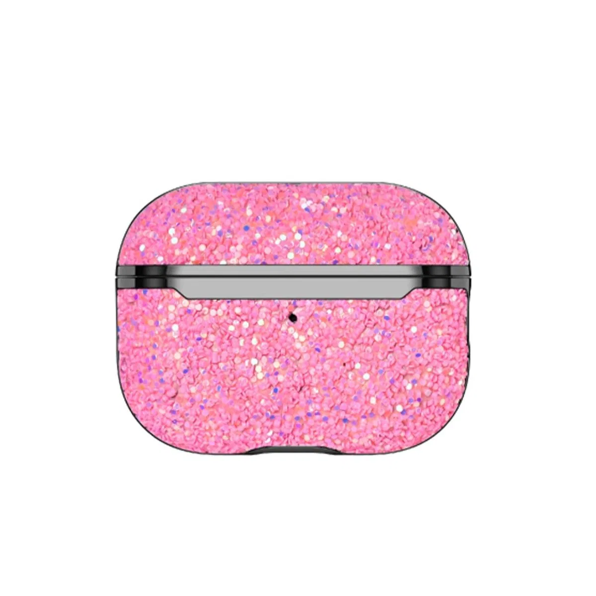 Onegif Apple Airpods 3 (3. nesil) Bright Simli Airpods Kapak - Pembe görsel 2