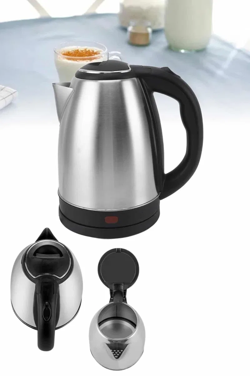 Yeni Nesil Saplı Uzun Ömürlü Paslanmaz Çelik Su Isıtıcı Kettle görsel 2