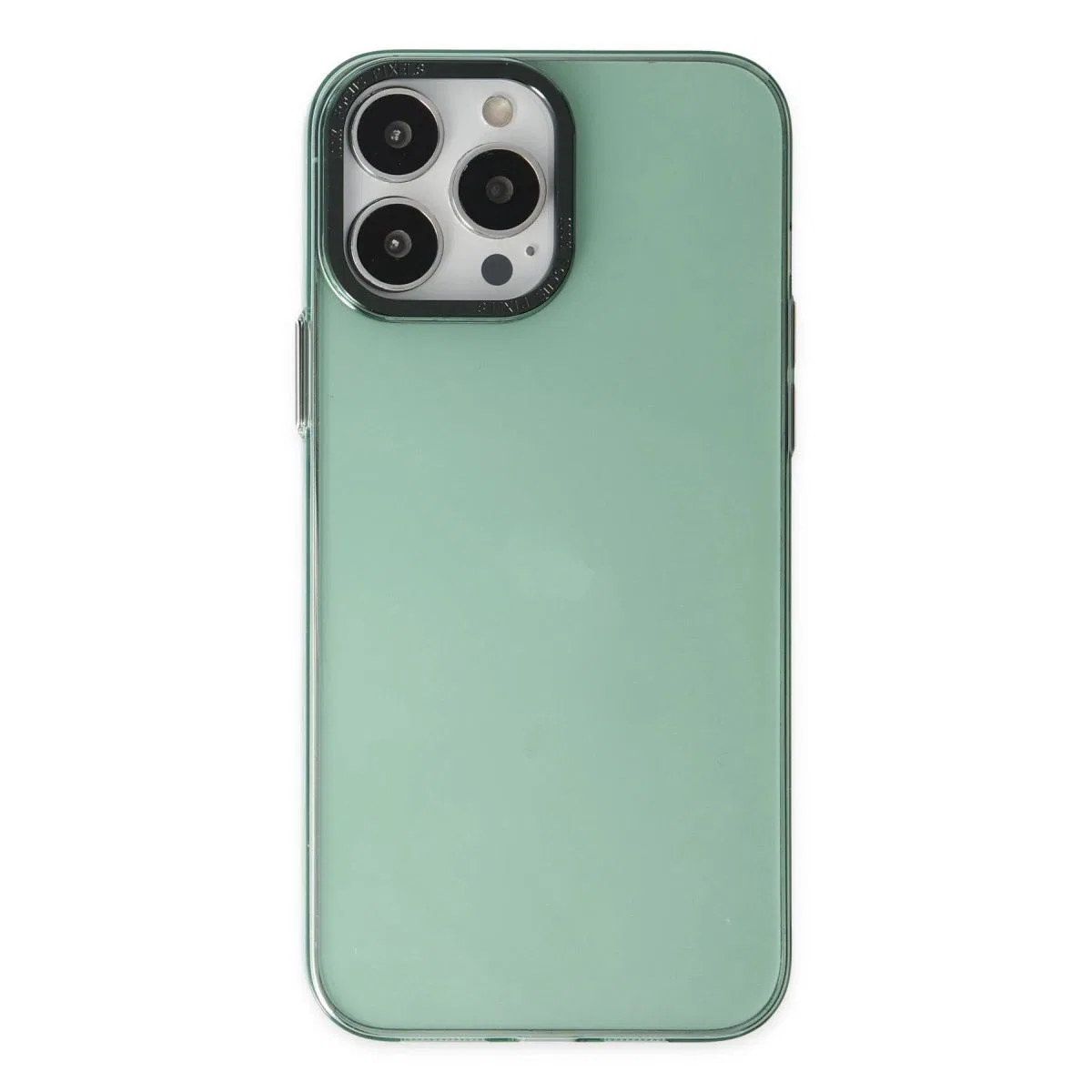 Apple İphone 14 Pro Kılıf Anka Pc Sert Metal Kapak - Yeşil