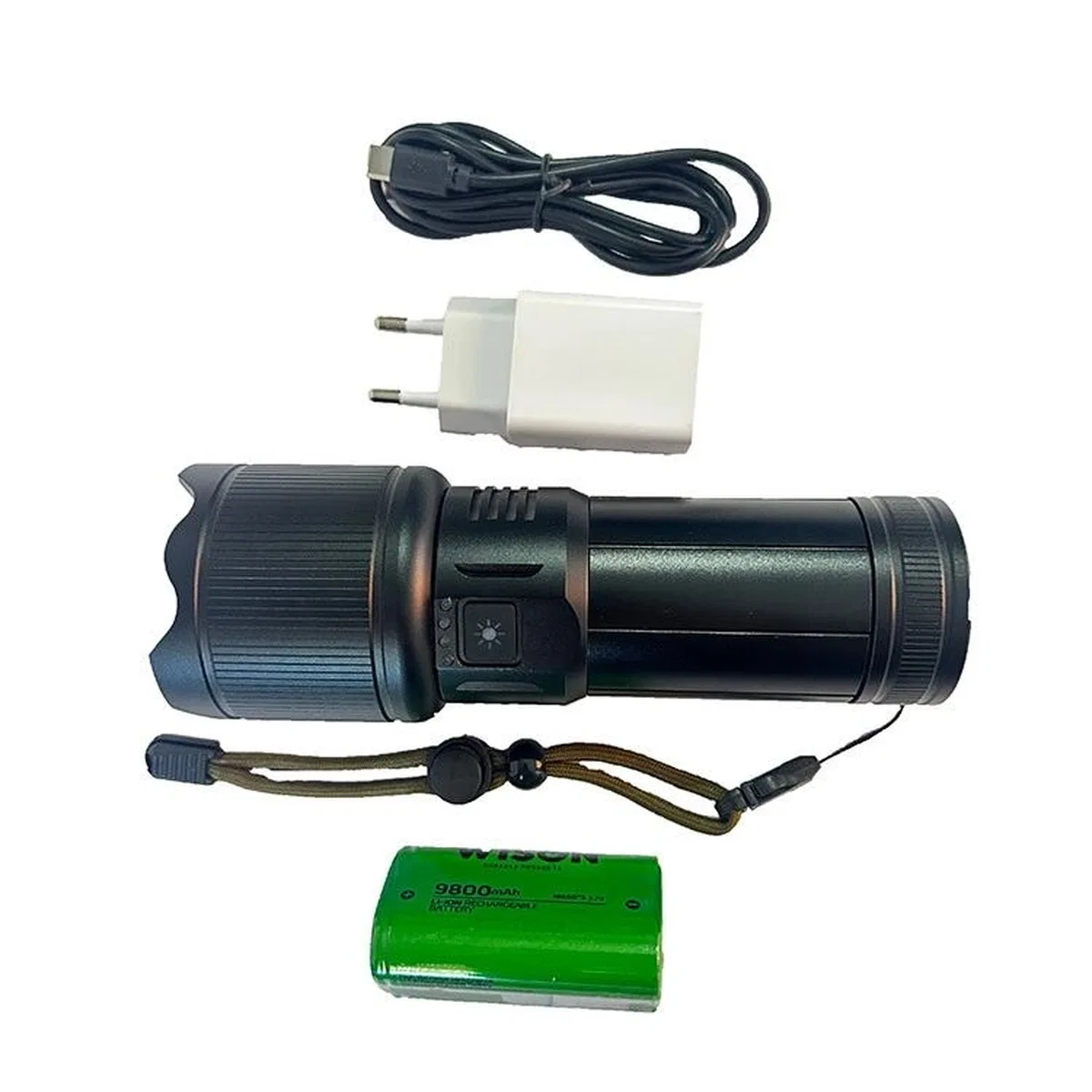 Ws-415 3200 Lümen Profesyonel Şarjlı El Feneri görsel 2