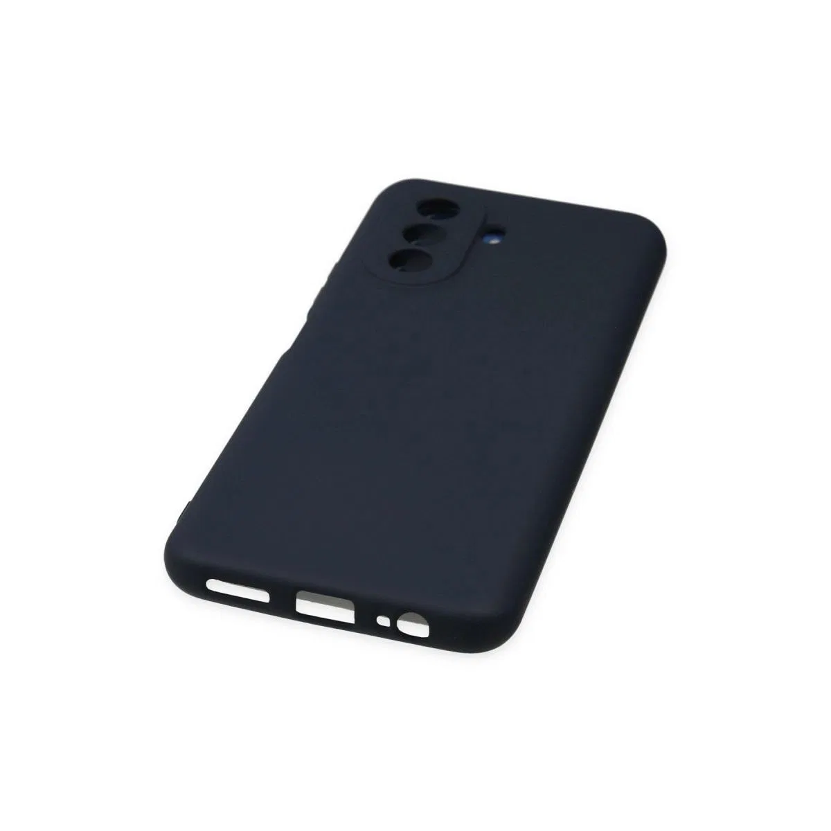 Huawei Nova Y70 Kılıf Nano İçi Kadife Silikon - Lacivert görsel 4