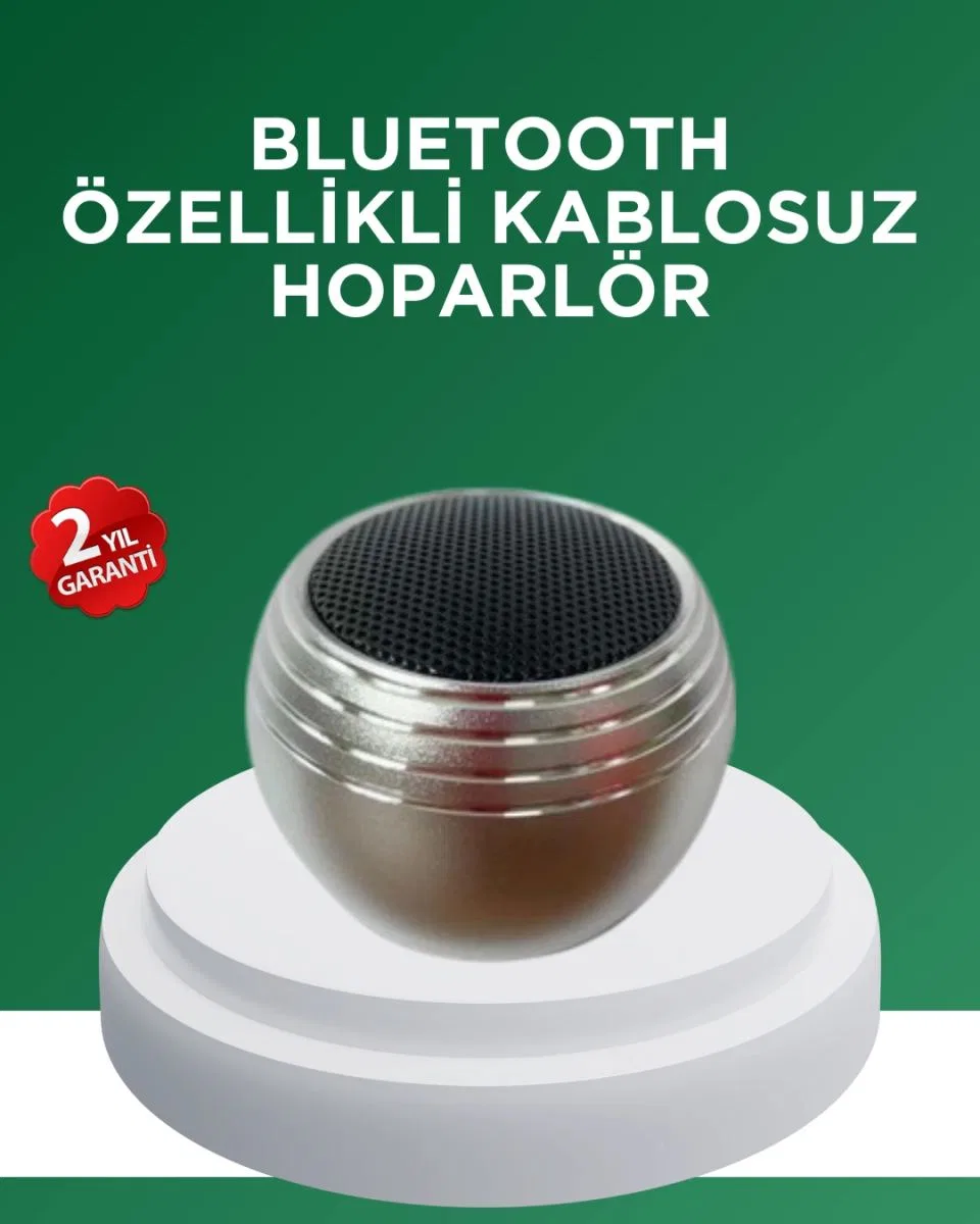 Mini Bluetooth Hoparlör Tws Özellikli Taşınabilir Güçlü Ses