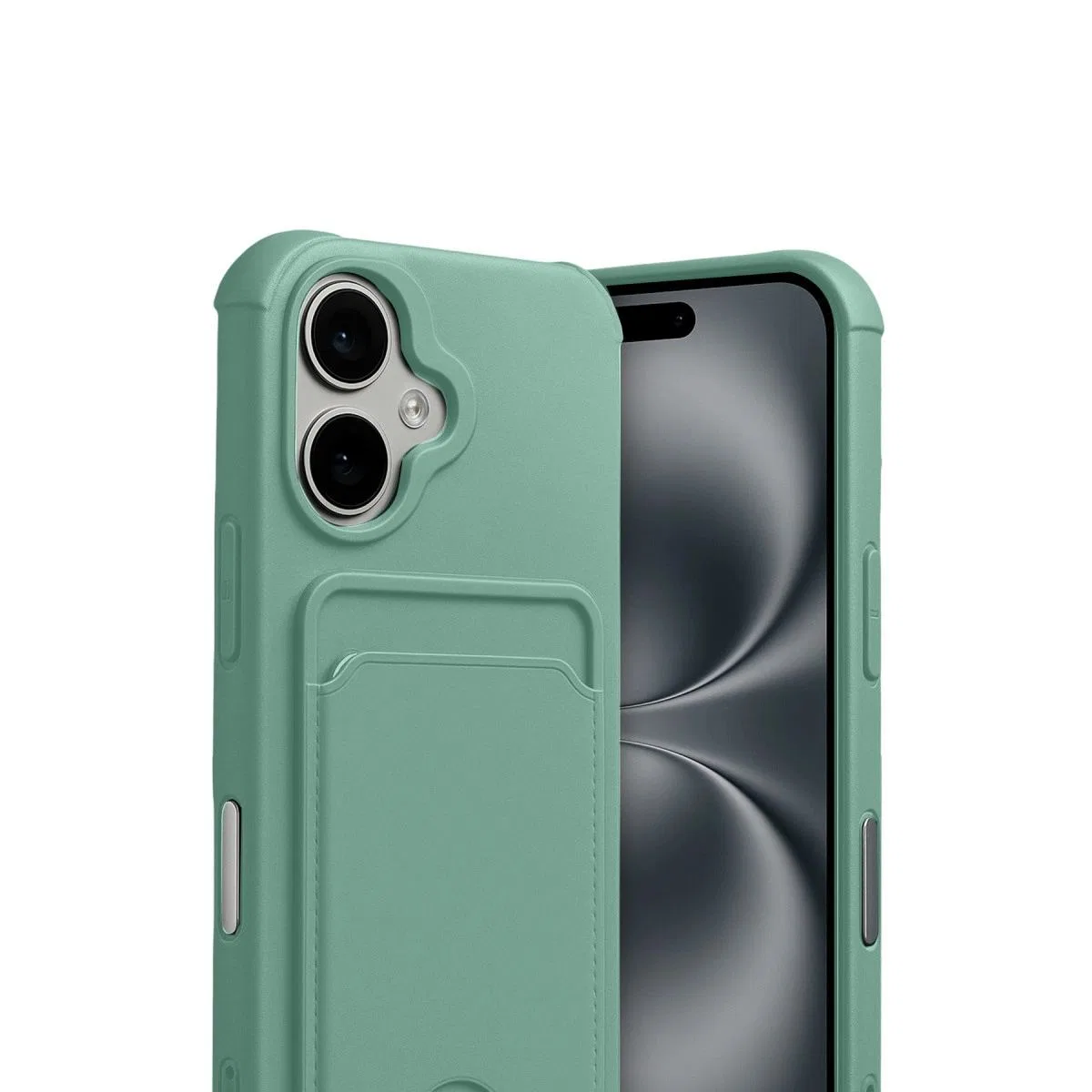 Apple İphone 17 Kelvin Kartvizitli Silikon - Açık Yeşil görsel 2