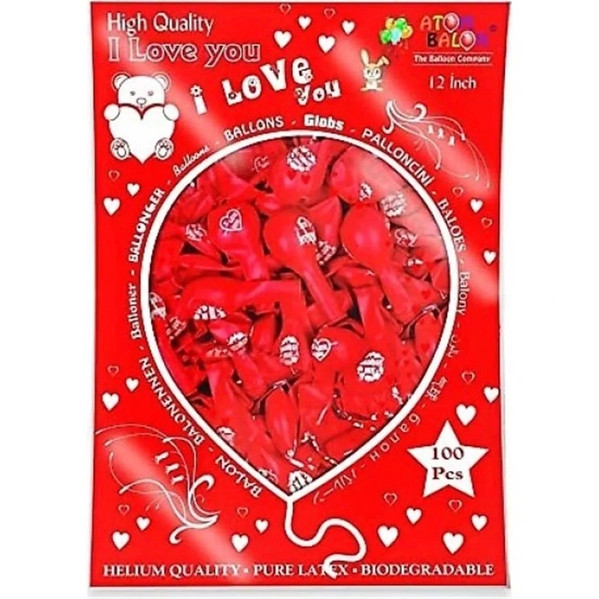 I Love You Seni Seviyorum Balon