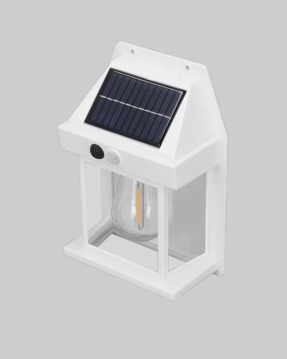 Üç Modlu Güneş Enerjili Duvar Lambası 1800mAh Bataryalı ve Hareket Sensörlü görsel 4