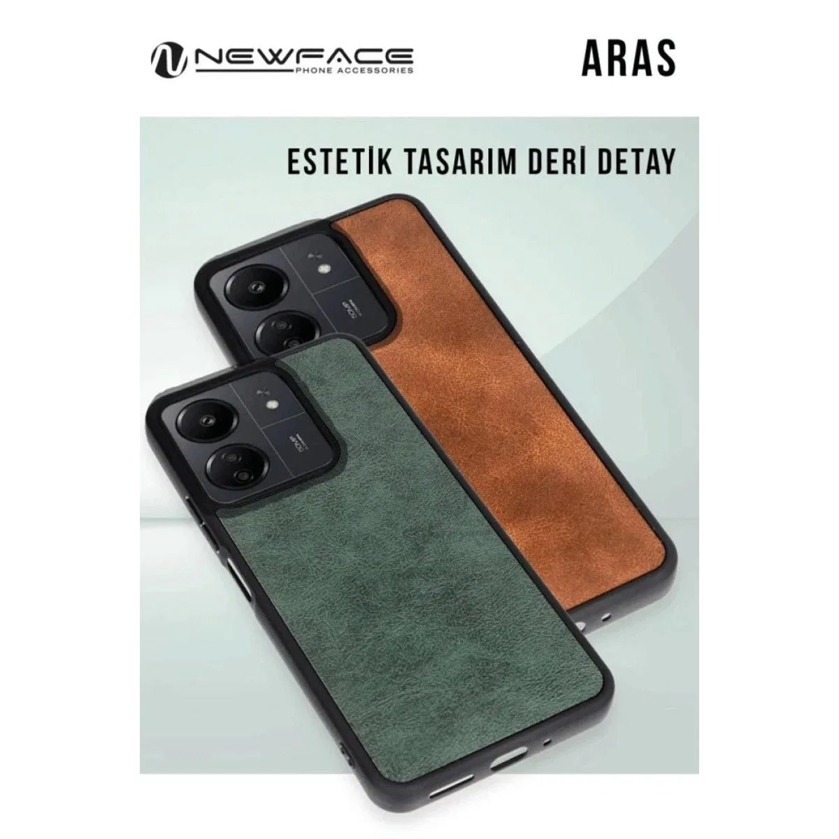 Samsung Galaxy S24 Fe Kılıf Aras Deri Kapak - Kırmızı görsel 3