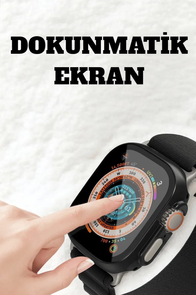 Uyku ve Nabız Takipli, Wireless Şarjlı Akıllı Saat Android ve iOS Uyumlu görsel 5