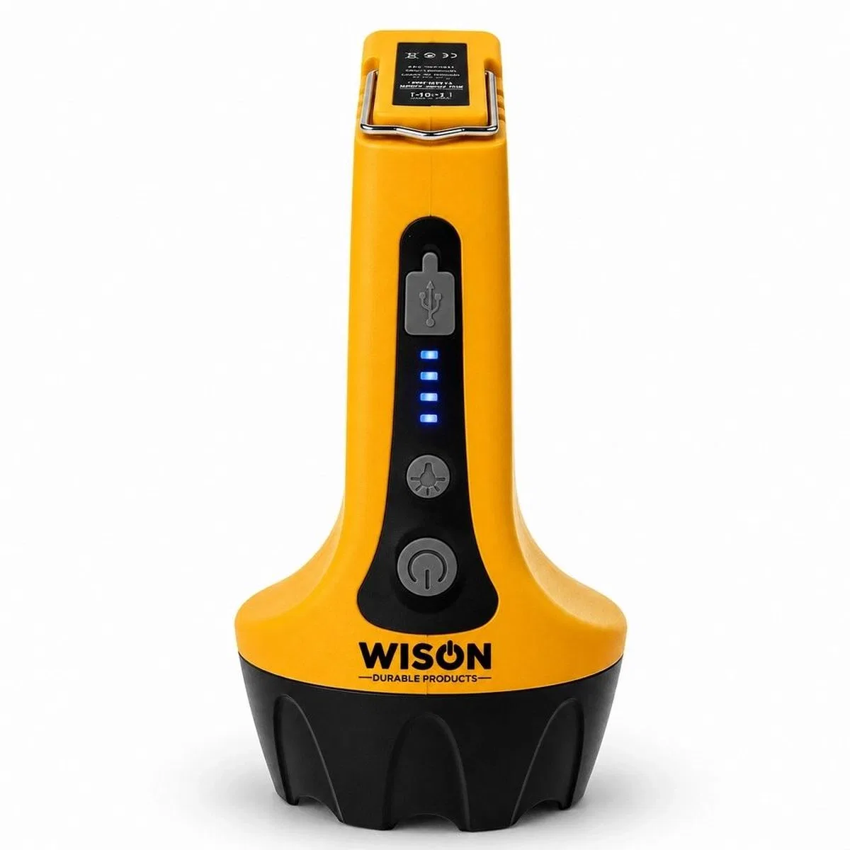 Ws-2626 8 Watt 12 Saat Aydınlatmalı Type-c Şarjlı Projektör Şarjlı Kambur Fener görsel 2