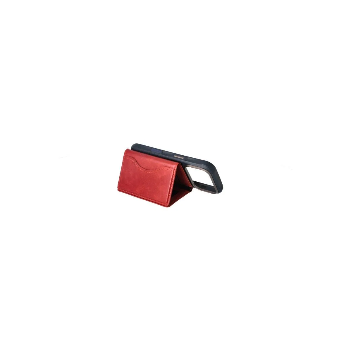 Joko Tema Magsafe Deri Kartlık - Kırmızı görsel 6