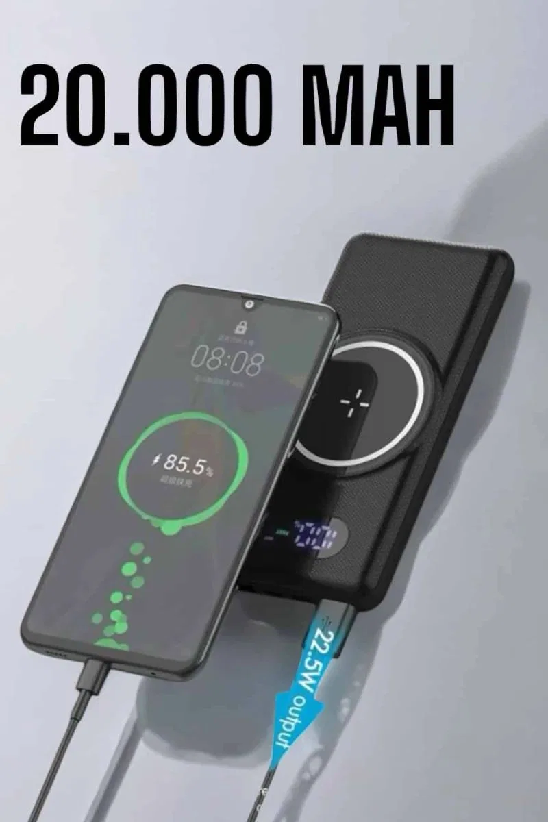 Powerbank Taşınabilir 10. 000 Mah Hızlı Şarj Dijital Göstergeli görsel 4