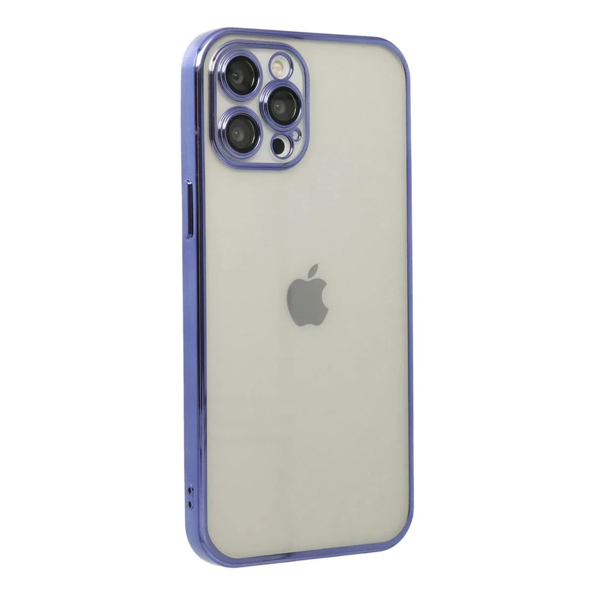 Apple İphone 12 Pro Max Kılıf Razer Lensli Silikon - Mor görsel 3