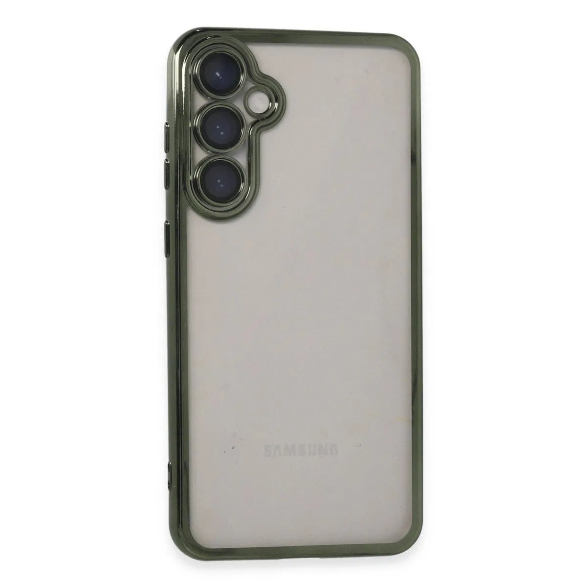 Samsung Galaxy S23 Fe Kılıf Razer Lensli Silikon - Yeşil