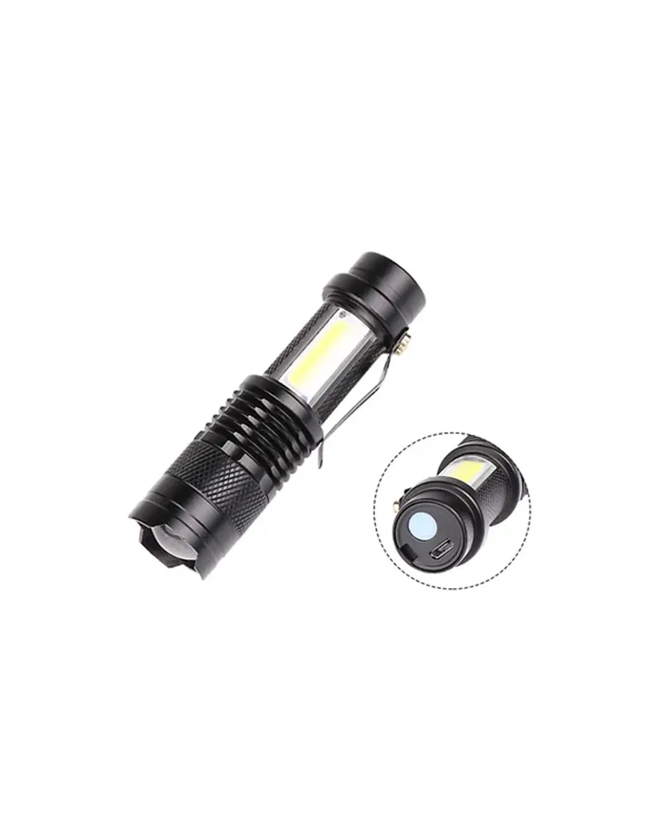 Taşınabilir Şarjlı LED Fener - 4 Modlu, 2000LM, Ayarlanabilir Odak Yeni Nesil görsel 3