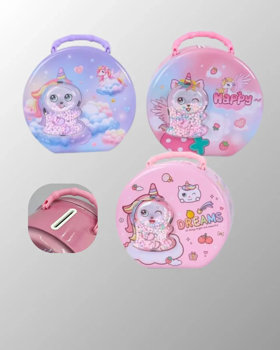 Mini Çocuk Para Kasası Gizli Saklama ve Birikim Kutusu görsel 3