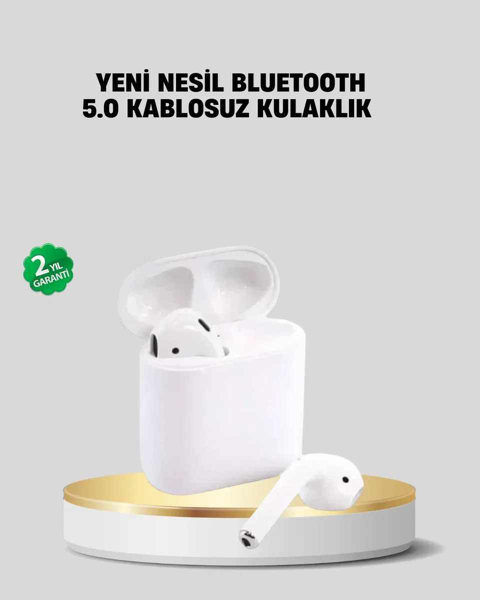 2. Nesil Bluetooth 5. 0 Kablosuz Kulaklık Su Geçirmez HD Ses