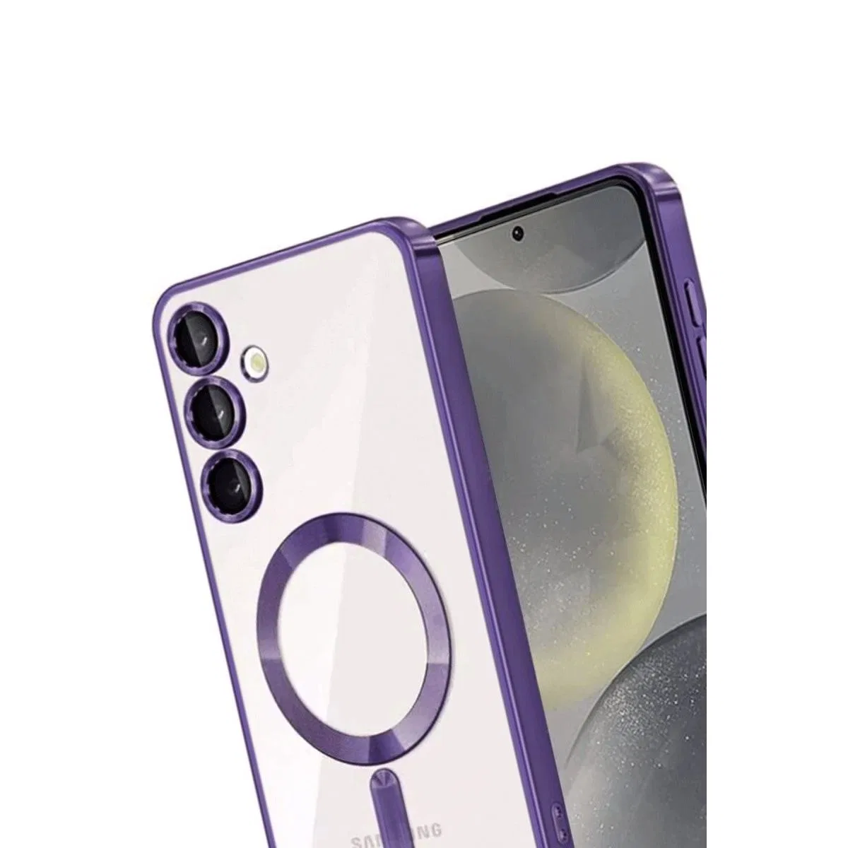 Samsung Galaxy A35 5g Kross Magneticsafe Kapak - Mor görsel 3