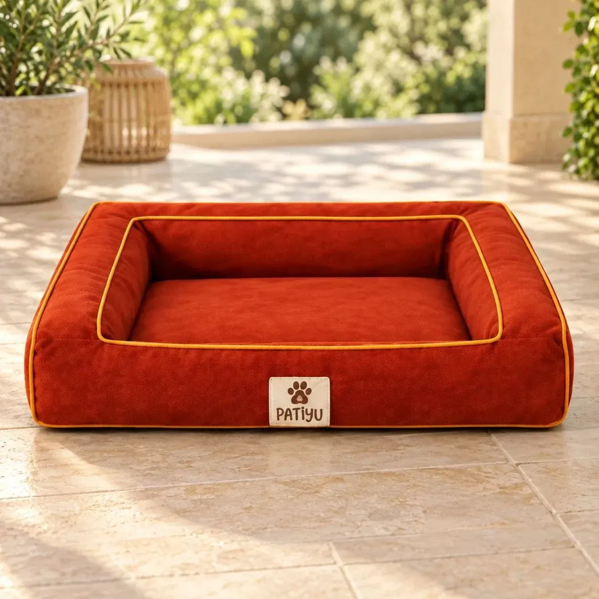 Kedi Köpek Yatağı Sofa Bed - Kiremit · Kiremit